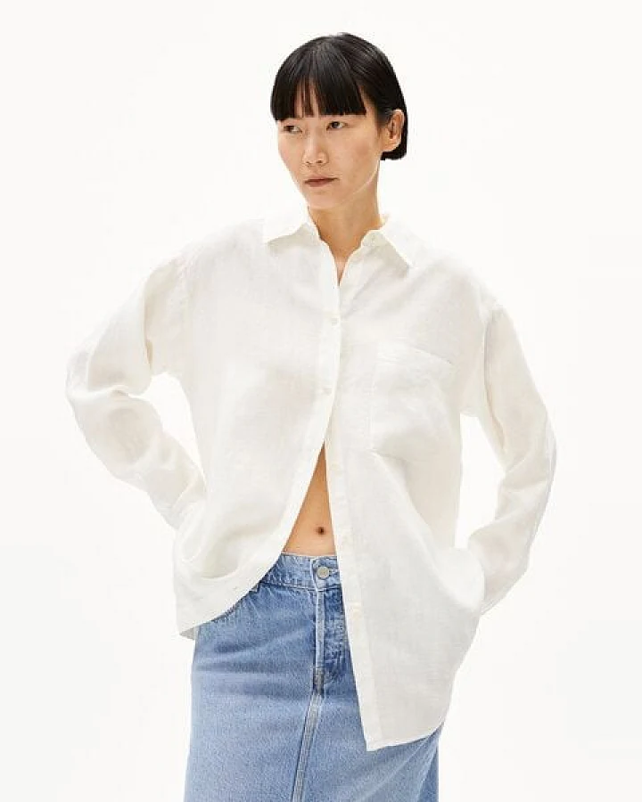 ARMEDANGELS MAALGAA PURE LINO Damen Bluse aus Leinen