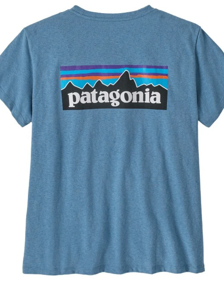 Patagonia - Women's P-6 Logo Responsibili-Tee - T-Shirt Gr XL blau