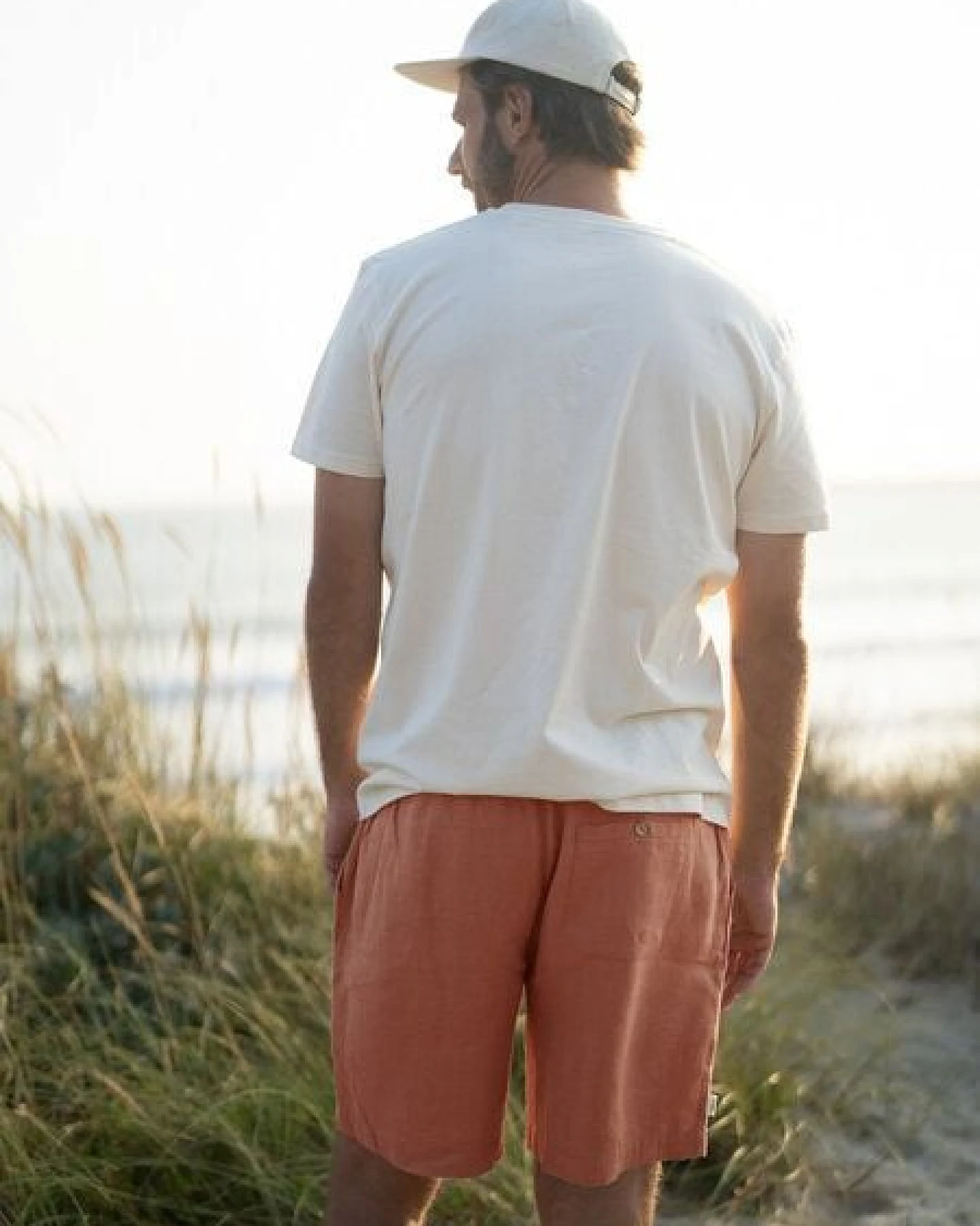 FUXBAU Männer Leinenshorts – Ansicht 3