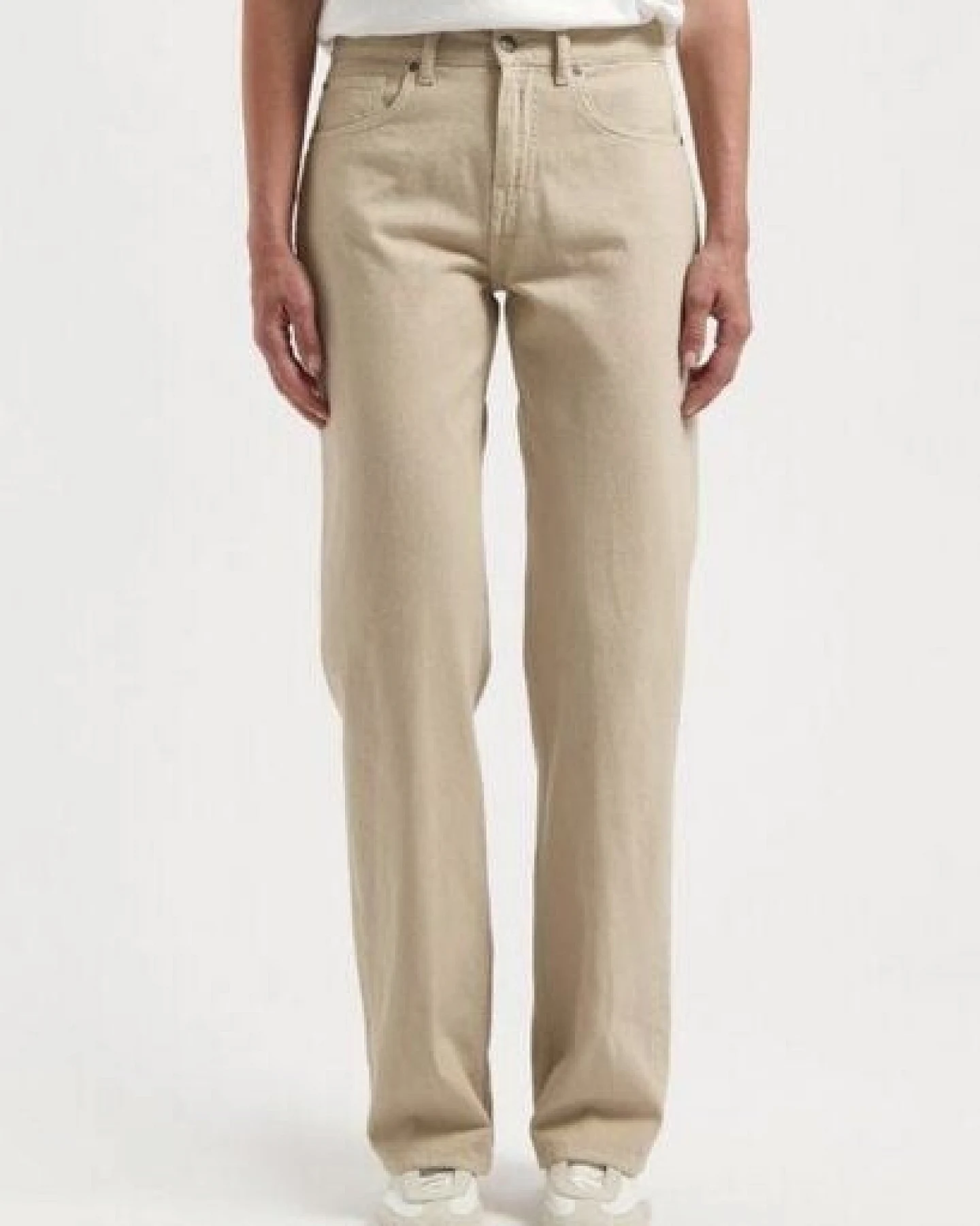 MUD Jeans Damen Jeans "Jamie Mid Loose Flow - Sand" – Ansicht 4