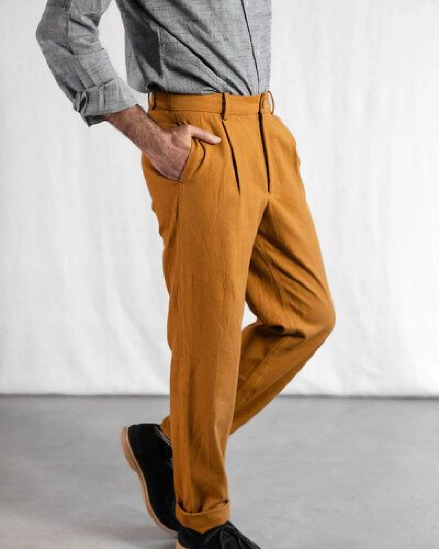 Jyoti - Fair Works Baumwoll Hose Sameer Curry – Ansicht 3