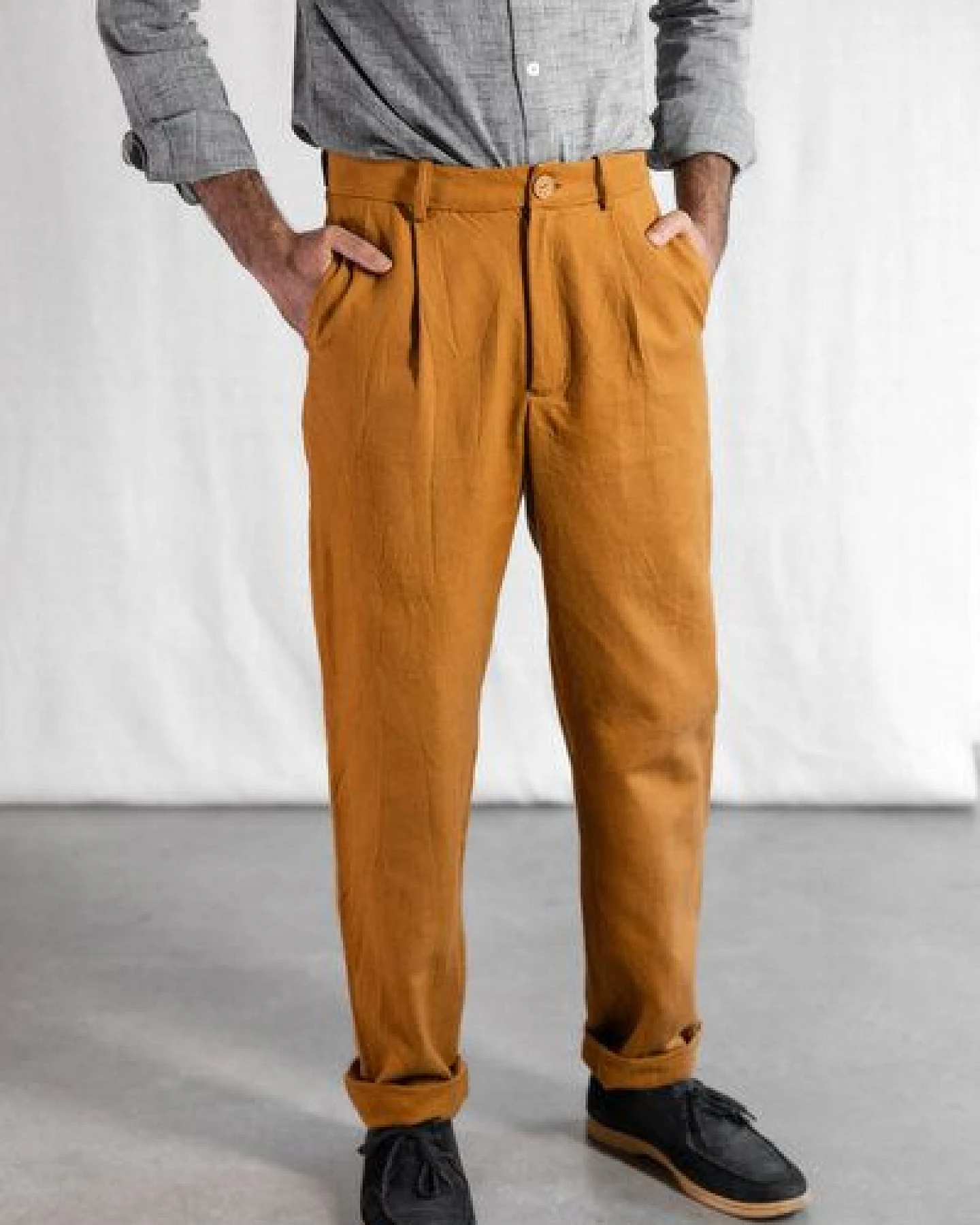 Jyoti - Fair Works Baumwoll Hose Sameer Curry – Ansicht 4