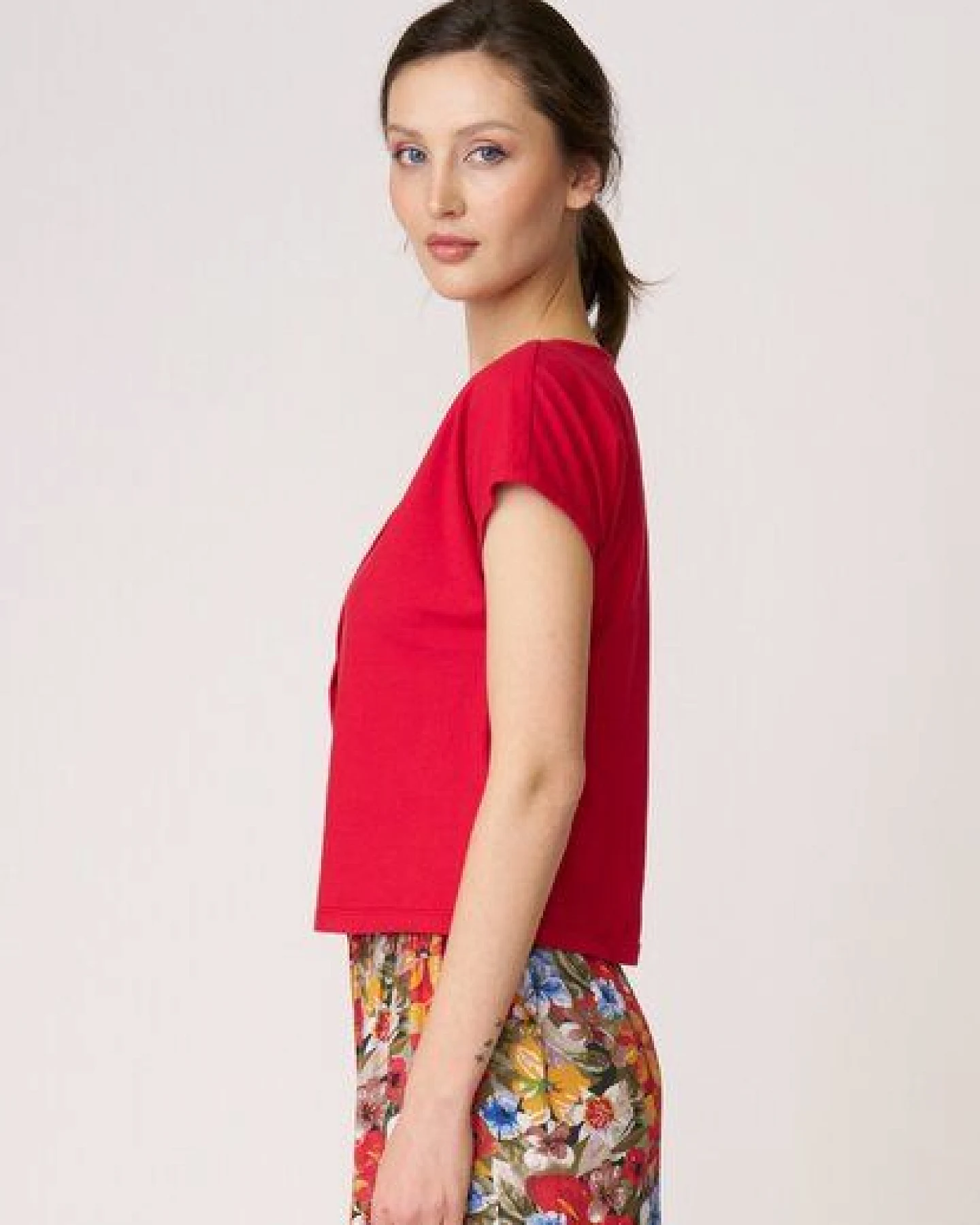 LANA Organic Shirt mit Knopfleiste, Modell Edda – Ansicht 3