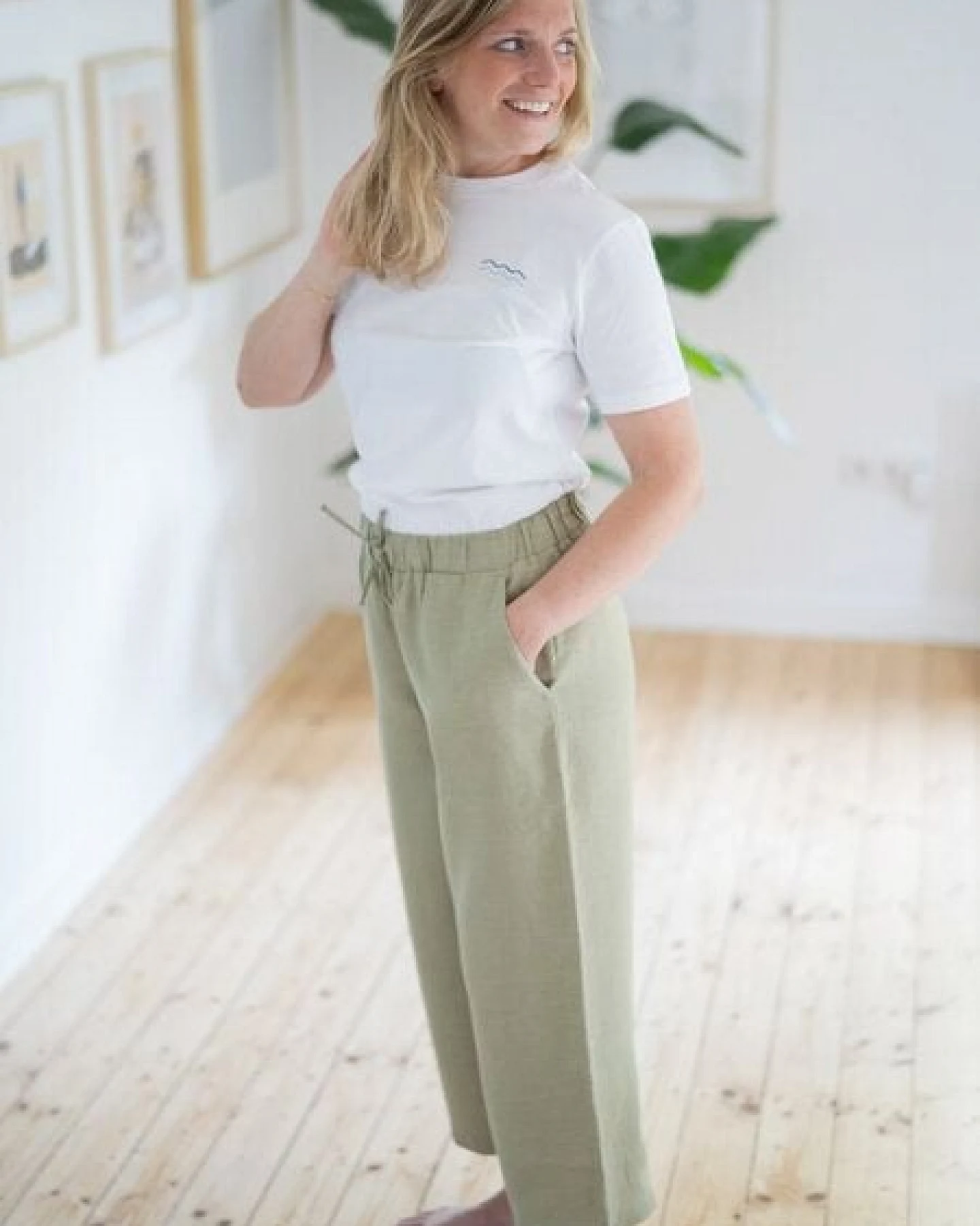 FUXBAU Frauen Leinenhose – Ansicht 3