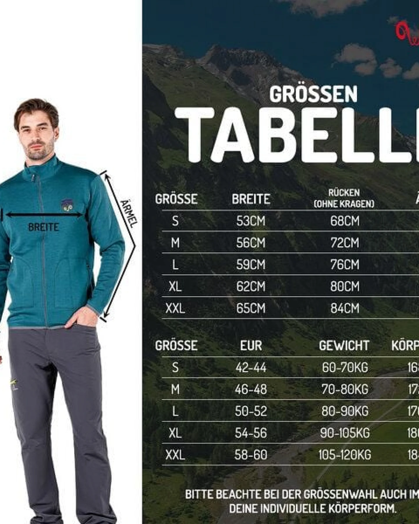 Woolona Merino Jacke - BORNOVA - 100% Merinowolle – Ansicht 4