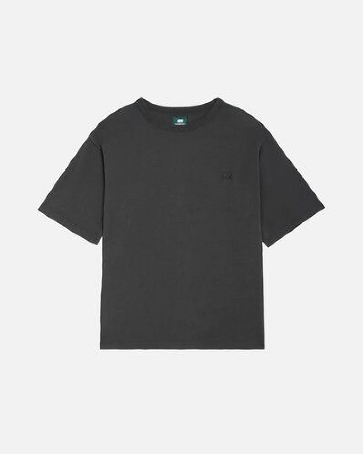 Trendsplant Essential Garment Heavyweight Oversized T-Shirt Pirate Black