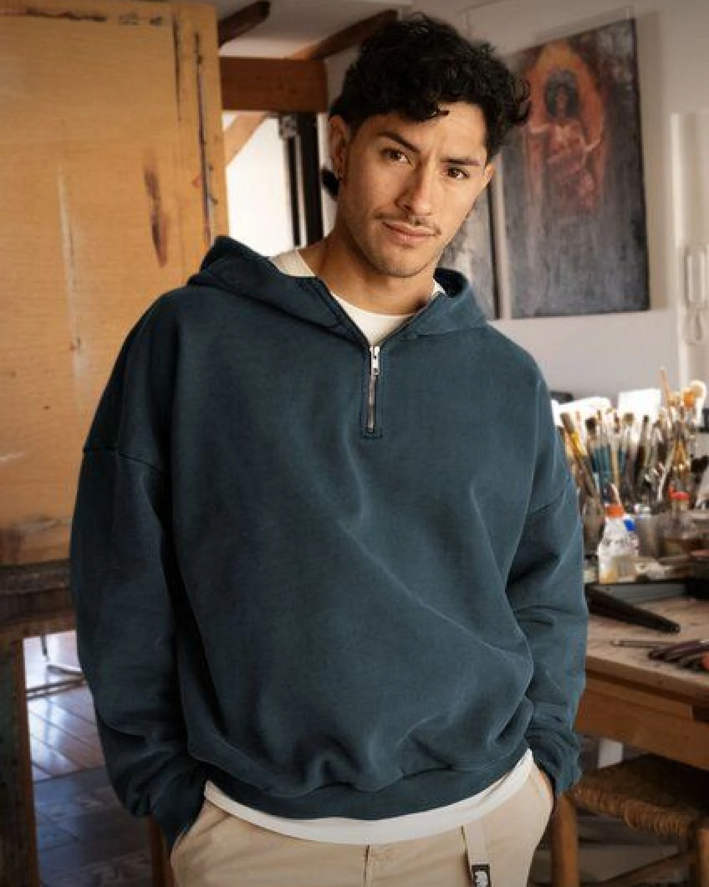 Trendsplant The Super Heavy Oversized Hoodie Total Eclipse – Ansicht 2