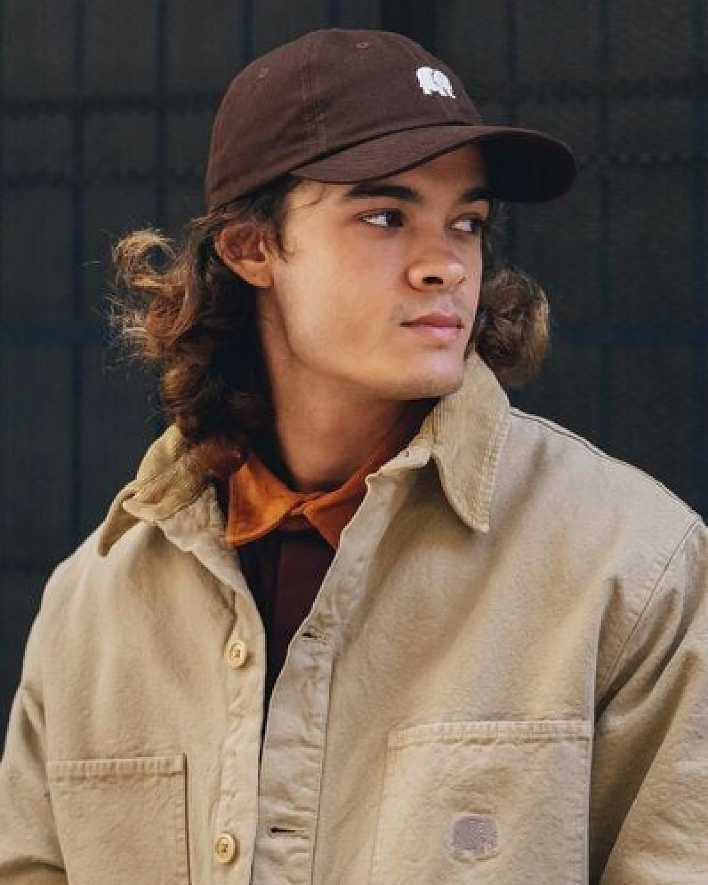 Trendsplant Logo Dad Cap Poplar Brown – Ansicht 4