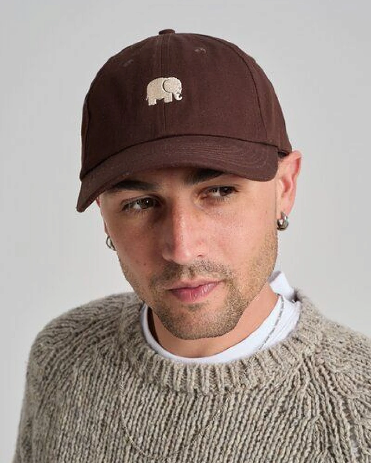 Trendsplant Logo Dad Cap Poplar Brown – Ansicht 4