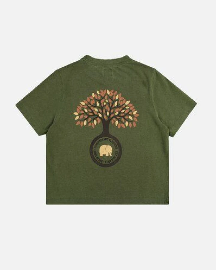 Trendsplant Women's Fafe Pigment T-Shirt Oak Green