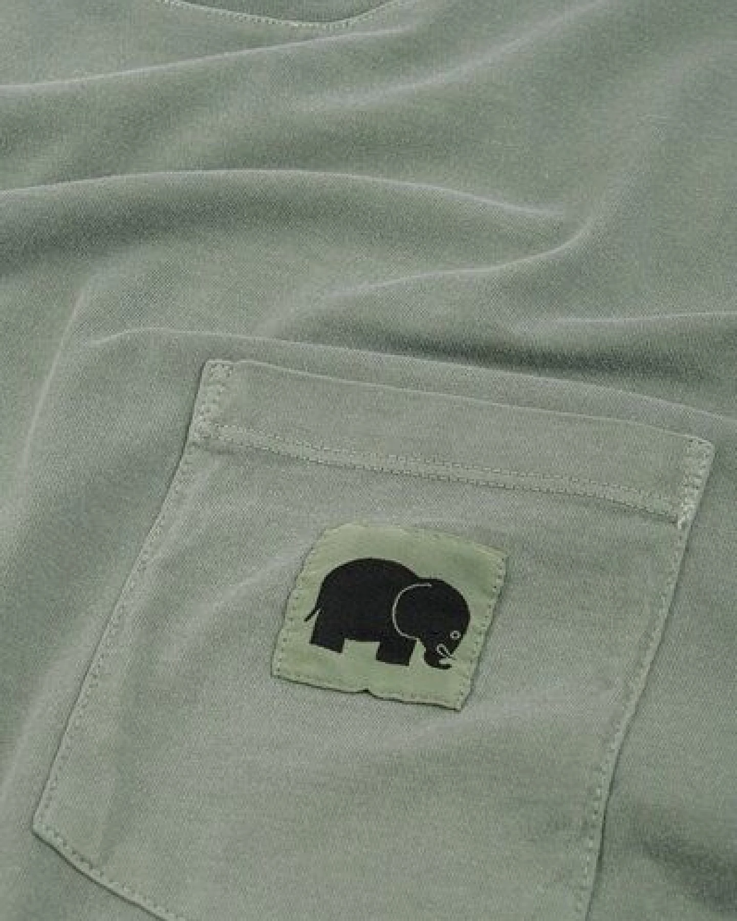 Trendsplant Garza Pigment T-Shirt Silver Green – Ansicht 4