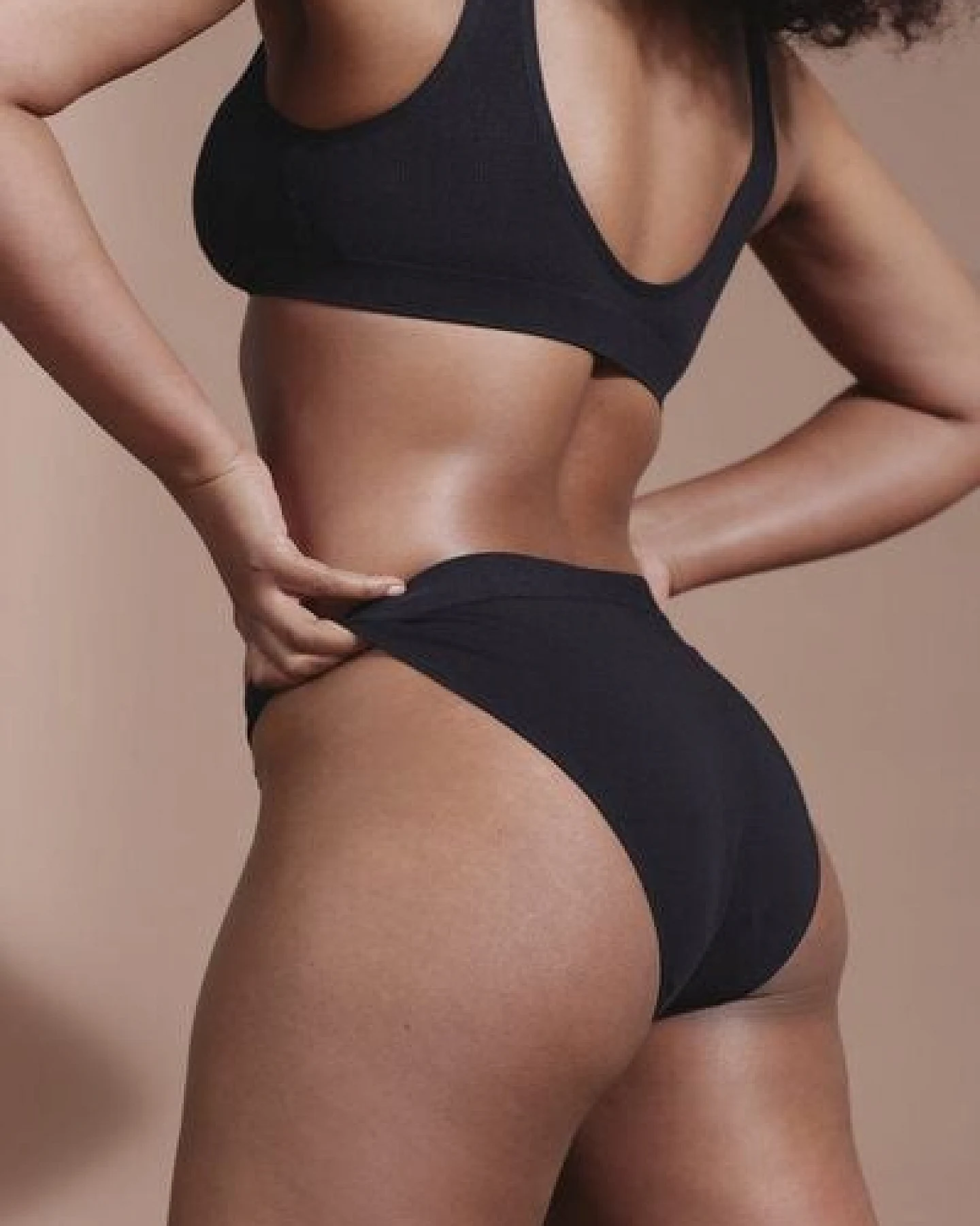Yoni Periodenunterwäsche - Bio-Baumwolle – Bikini Style – Ansicht 3