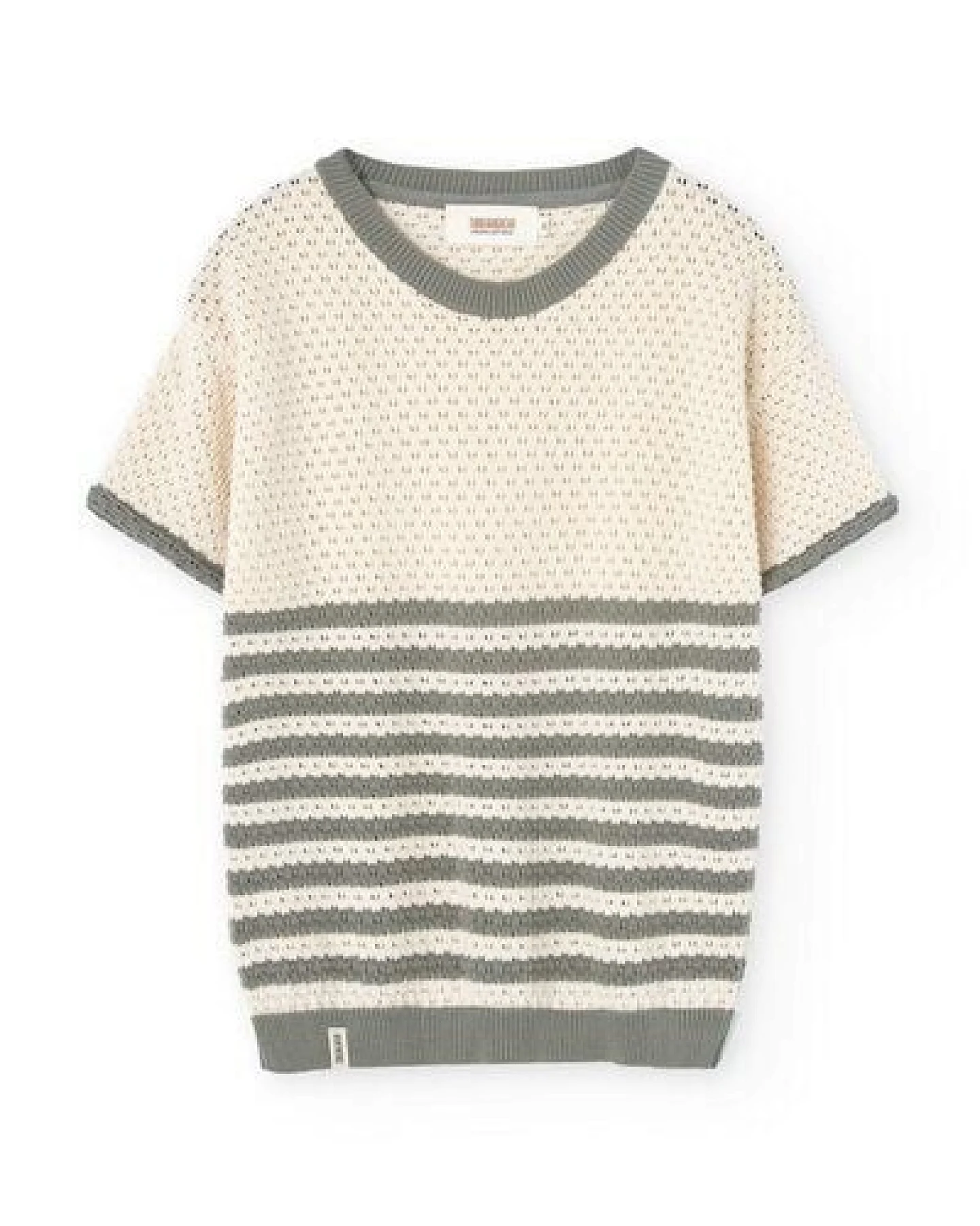 TIRALAHILACHA Hadara Short Sleeve Knitted Top – Ansicht 4