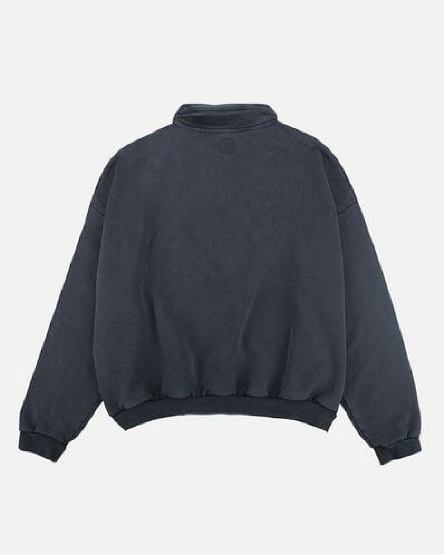 Trendsplant The Super Heavy Oversized Quarter Zip Sweatshirt Total Eclipse – Ansicht 4