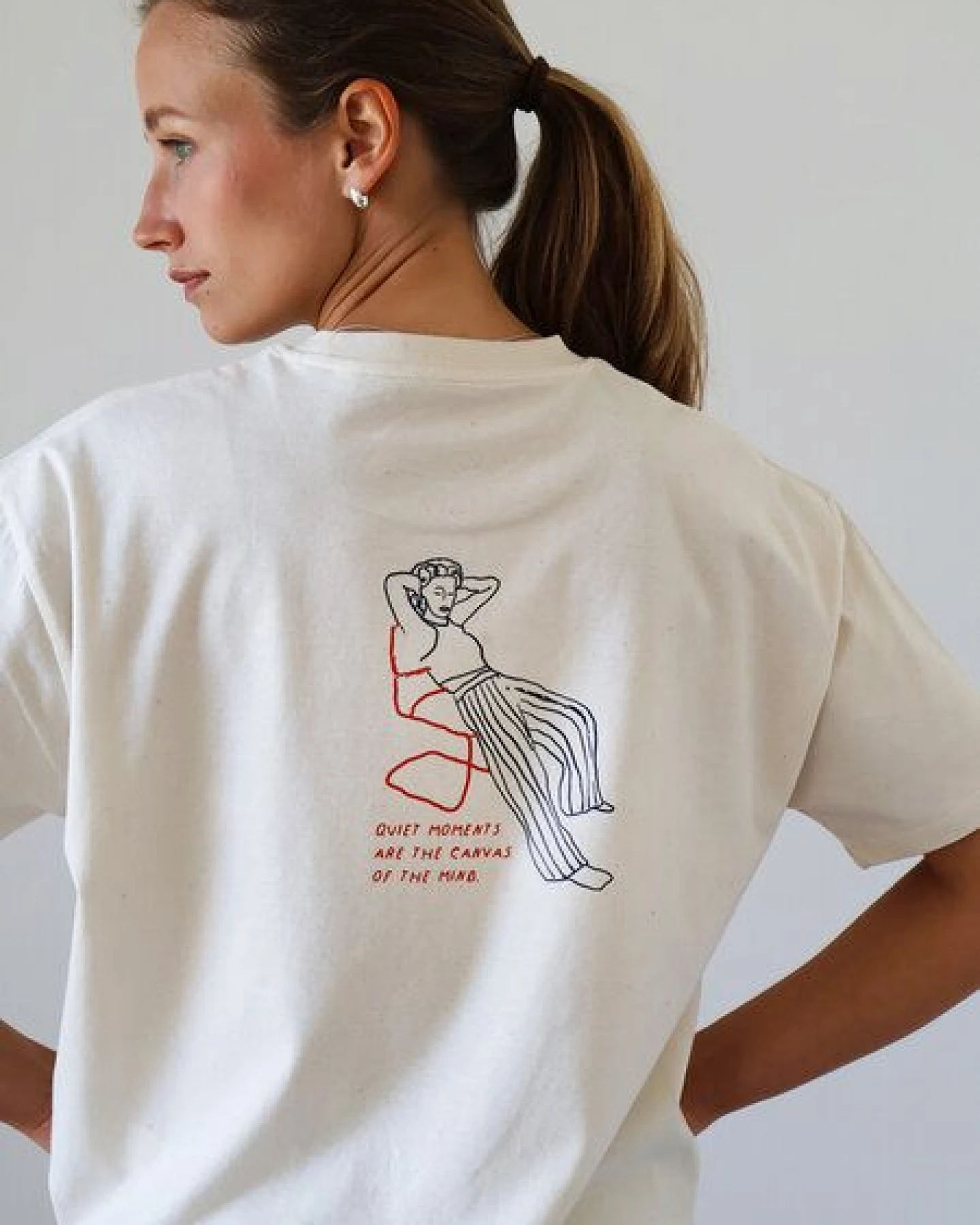 Kultgut Artdesign - Shirt 100% Biobaumwolle - Boxiform- /Quit Moment – Ansicht 3