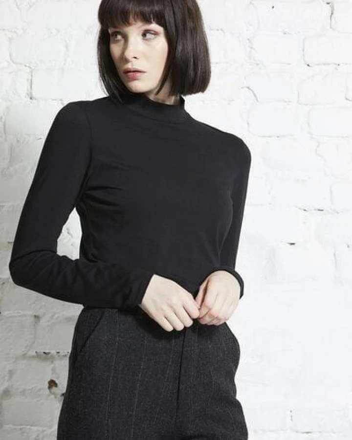 Wunderwerk Damen Langarmshirt "Turtleneck tee 1/1"