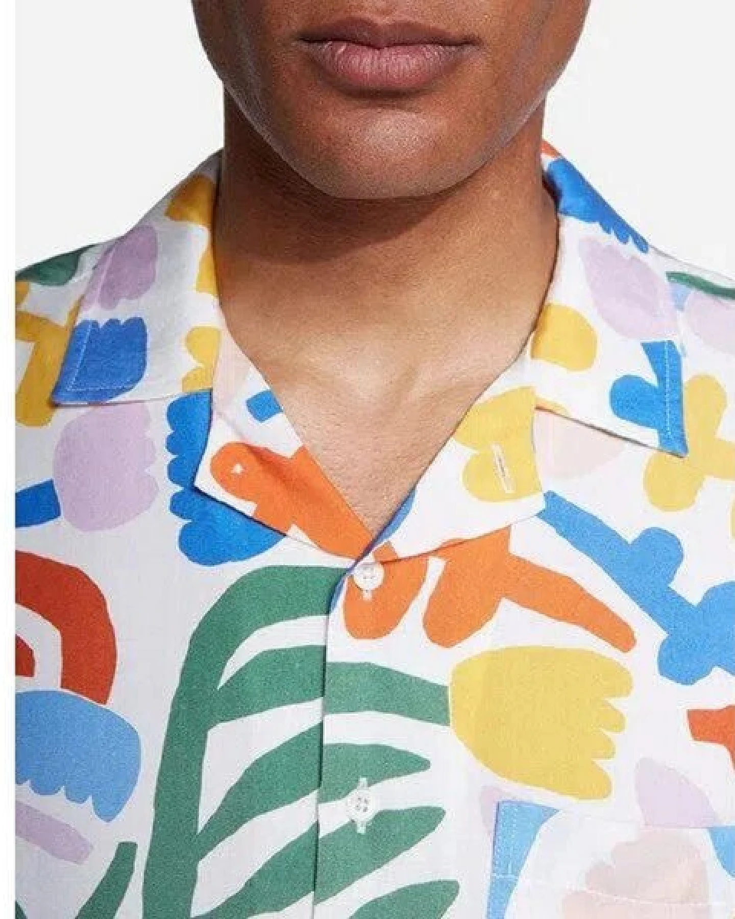 Olow Hawaii Hemd mit Allover Print aus Lyocell – Ansicht 2