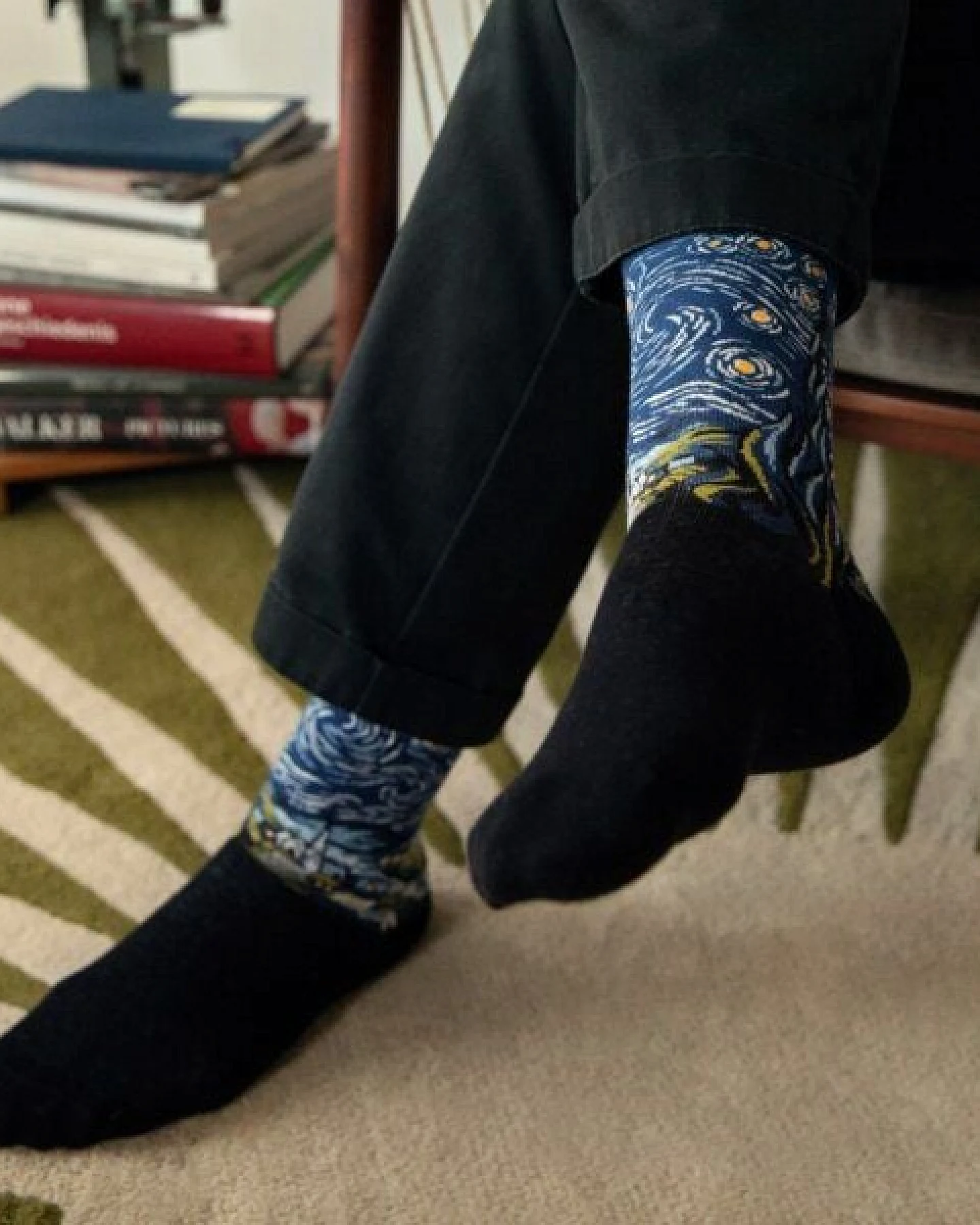 KUNSTSOKKEN Kunst Socken Set - Nahtlose Bunte Socken aus Bio-Baumwolle Mix - Witzige Socken Lustige Socken Verrückte Socken – Ansicht 4