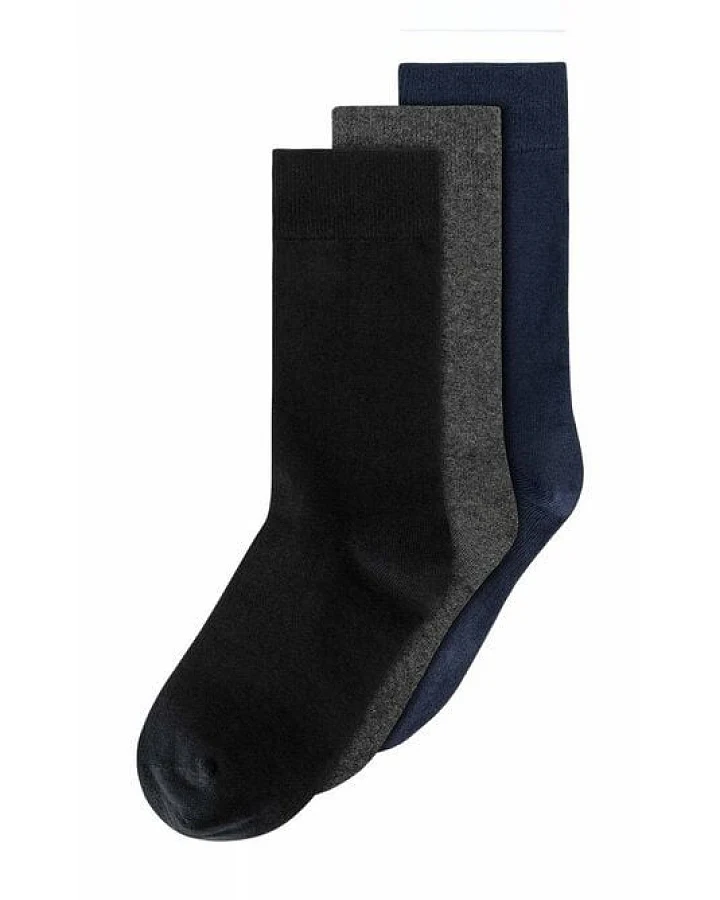 MELA Basic Socken 3er-Pack aus Biobaumwoll-Mix