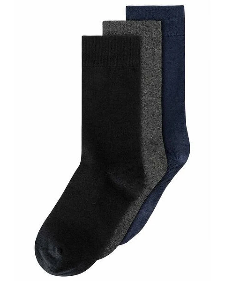 MELA Basic Socken 3er-Pack aus Biobaumwoll-Mix