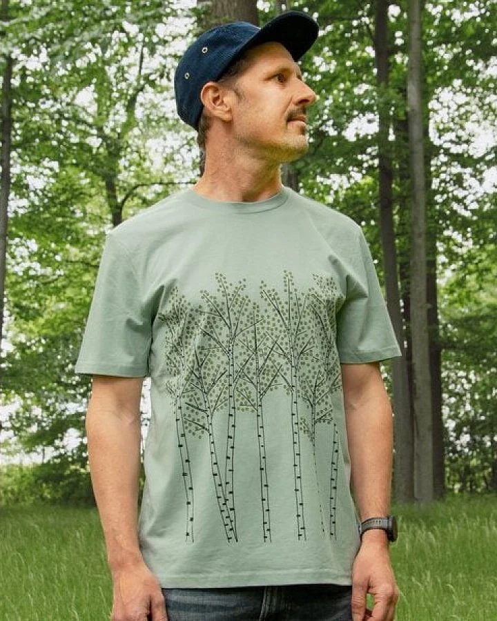 Cmig Birken T-Shirt in aloe für Outdoor Fans