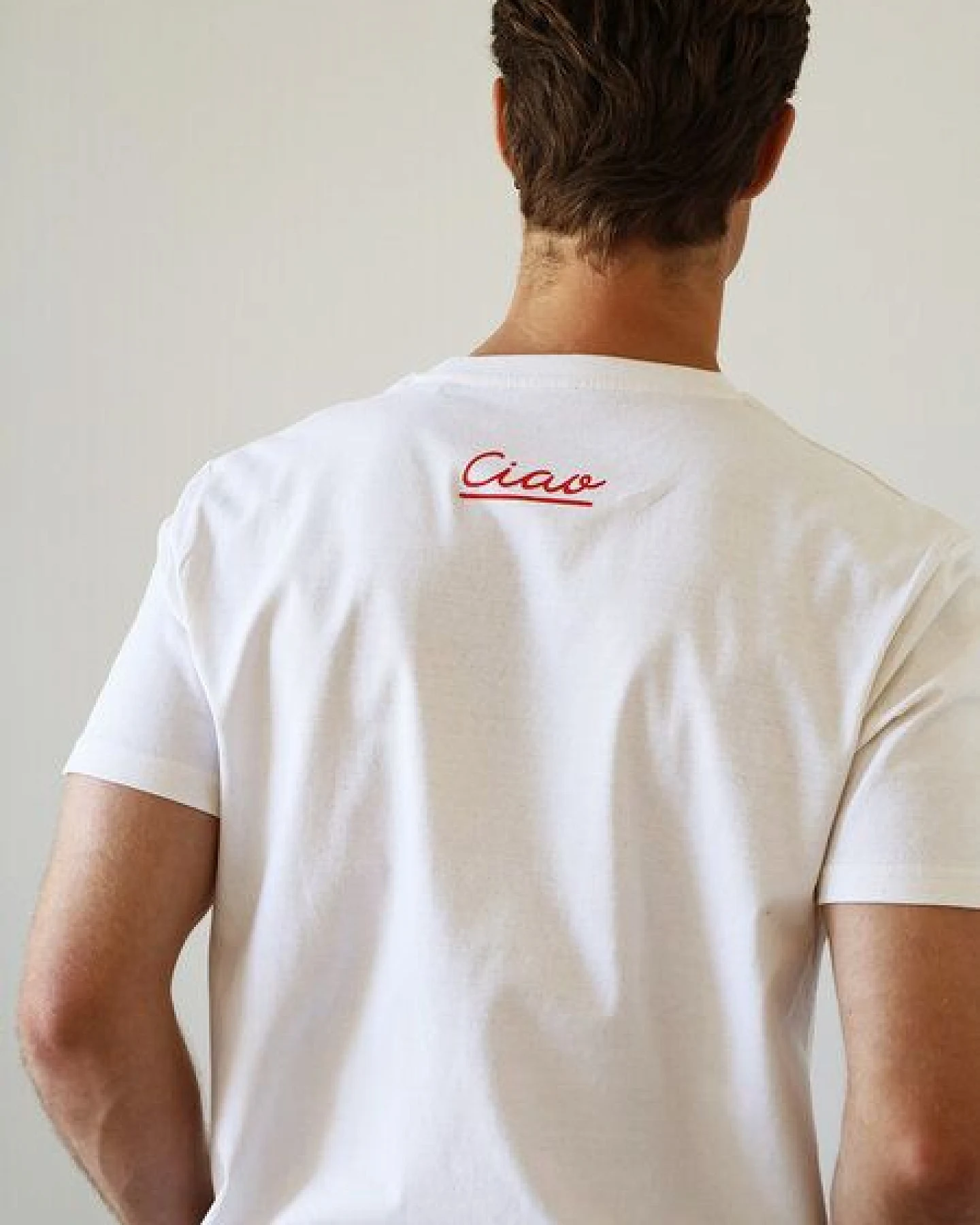 Kultgut Artdesign - Shirt aus recycelter Biobaumwolle / Ciao – Ansicht 4