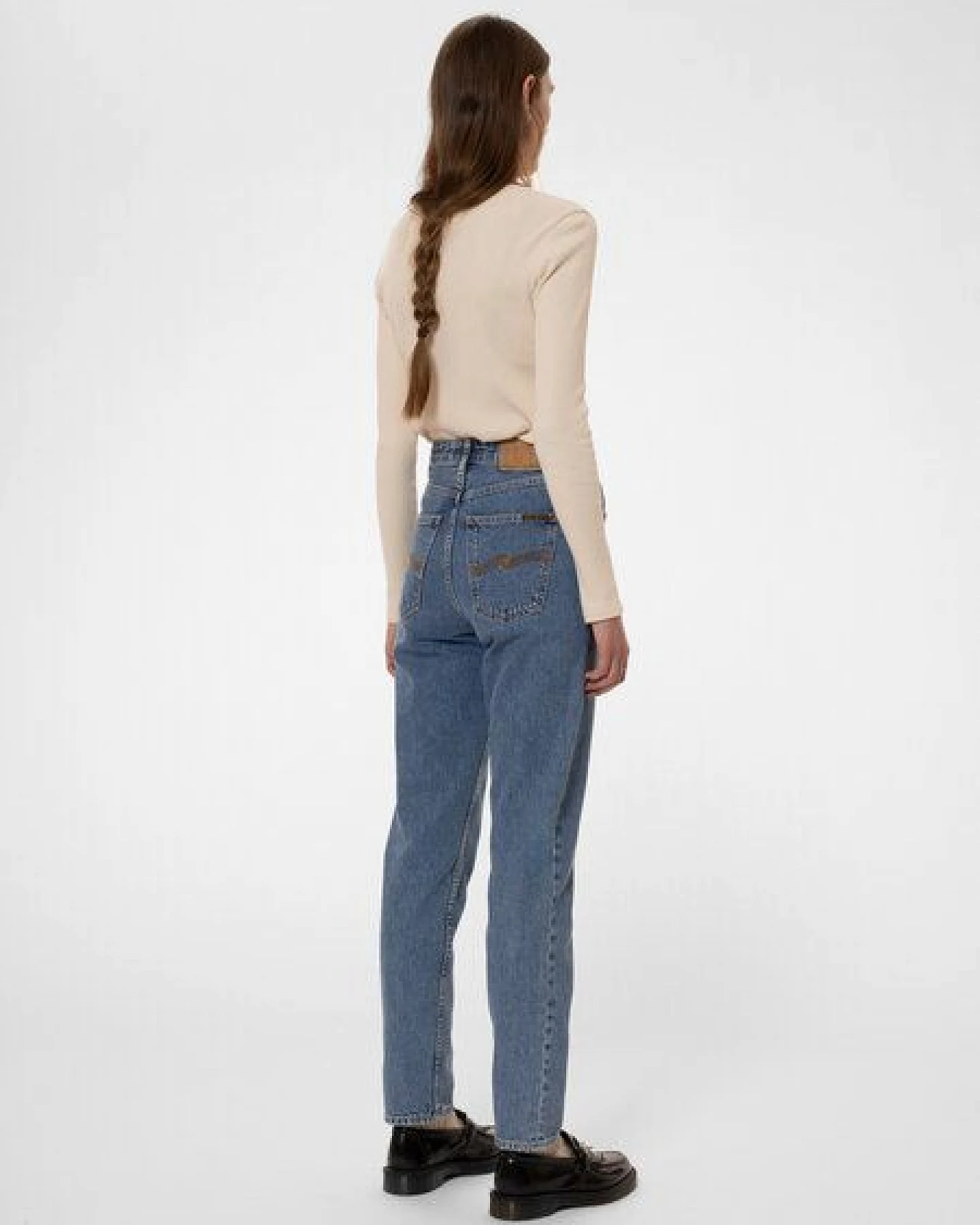 Nudie Jeans Jeans Breezy Britt Casual Blue – Ansicht 4