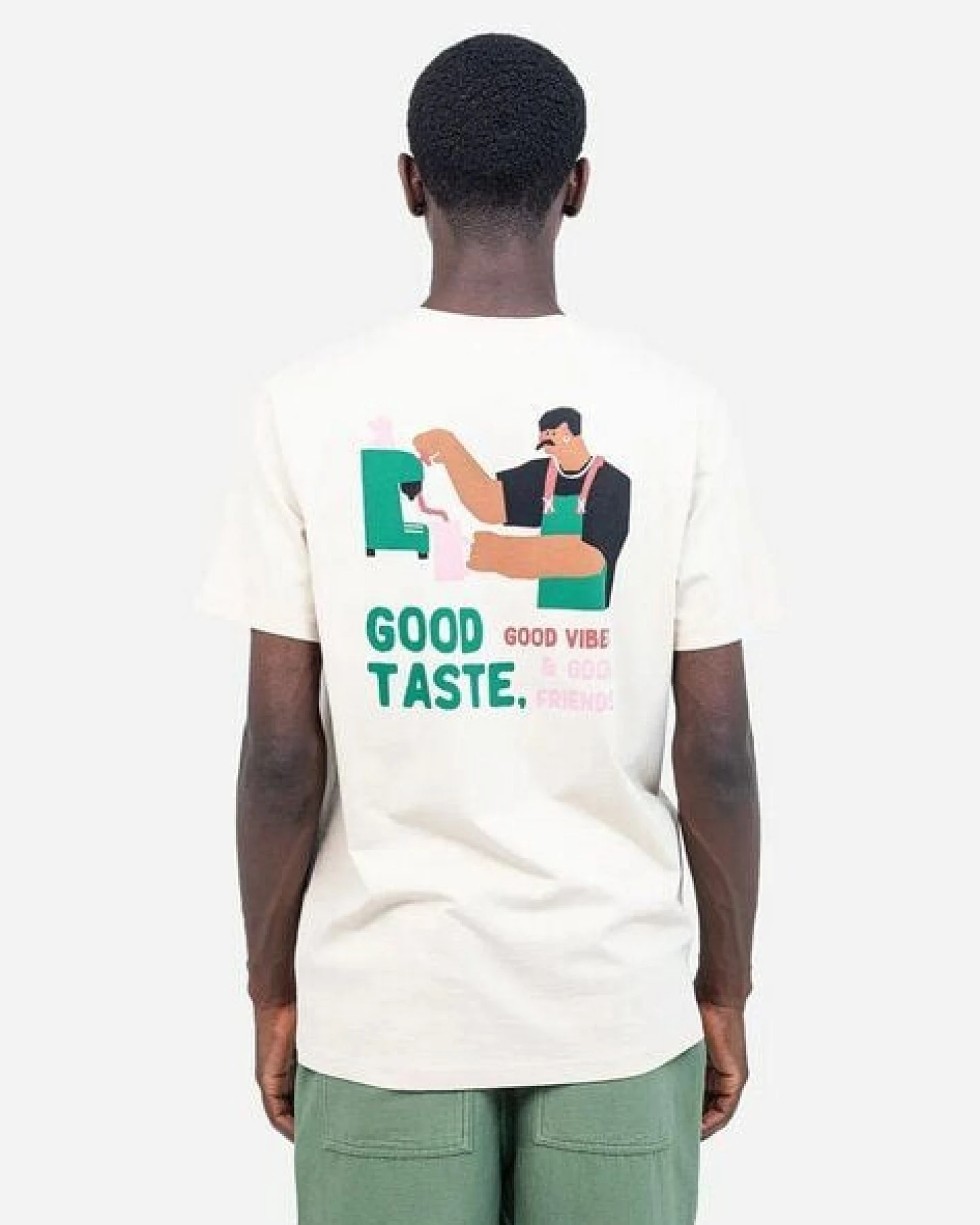 Olow Good Taste T-Shirt mit Kaffee Motiv – Ansicht 2