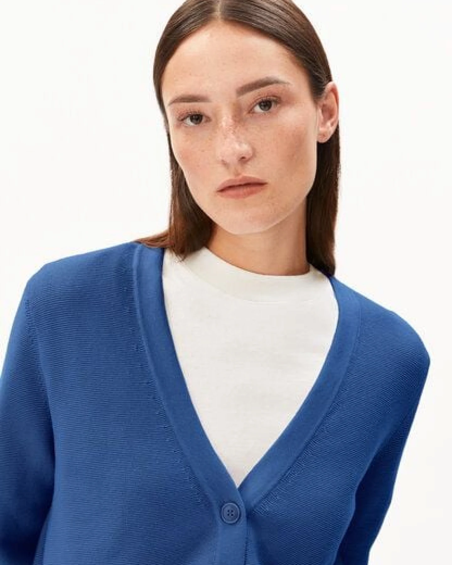 ARMEDANGELS MENAAL Damen Strickjacke aus Bio-Baumwolle – Ansicht 3