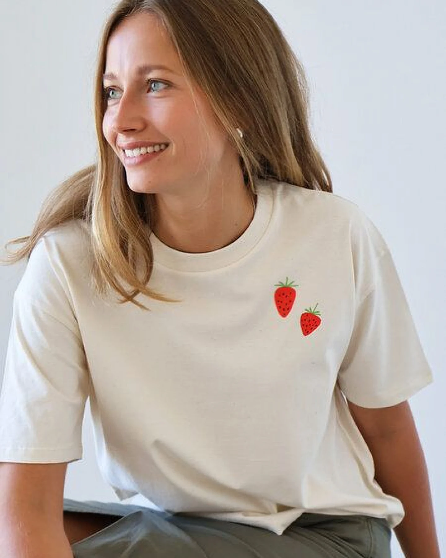Kultgut Artdesign - Shirt 100% Biobaumwolle - Boxiform- /Picnic – Ansicht 3