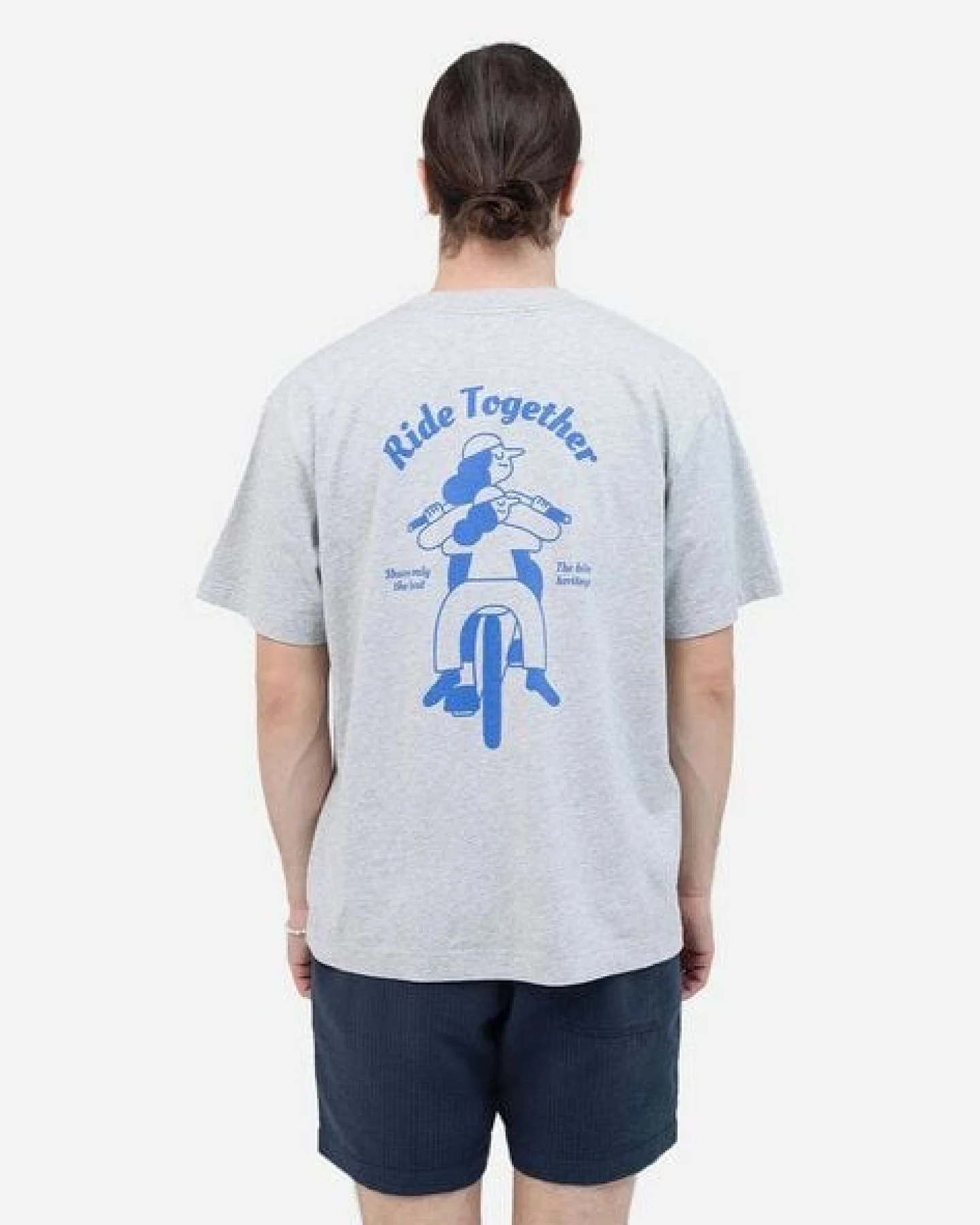 Olow Ride Together Oversize Tee mit Fahrrad Motiv – Ansicht 2
