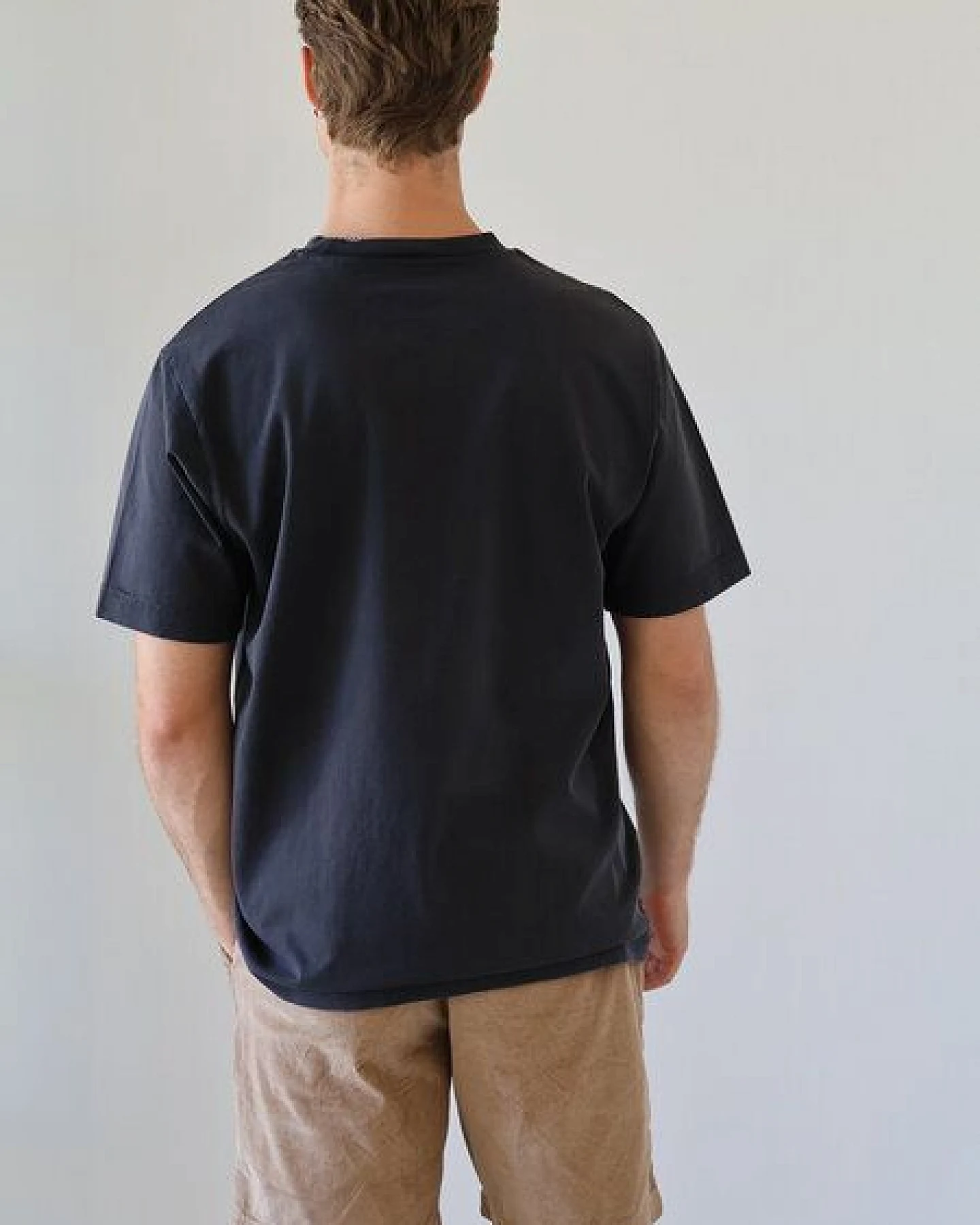 Kultgut Artdesign - Vintage Oversize Shirt 100% Biobaumwolle / Little Palms – Ansicht 4
