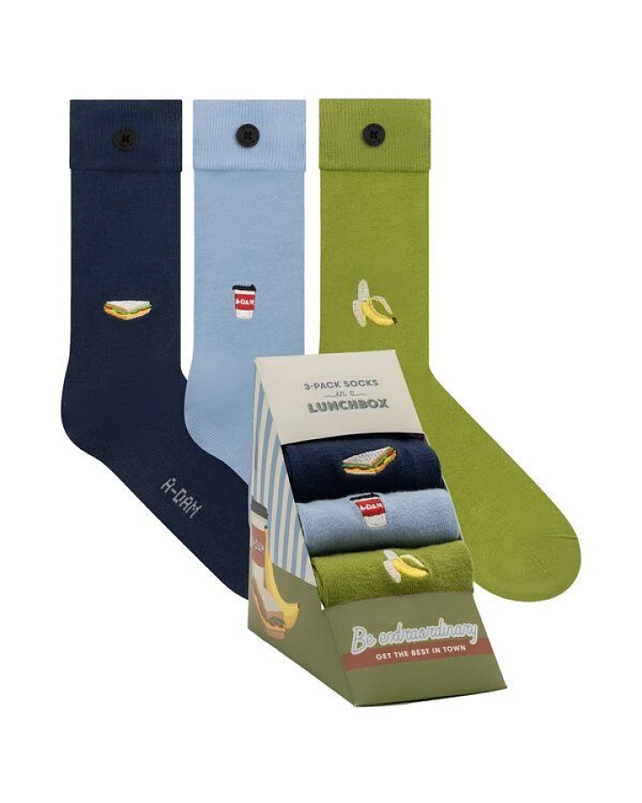 A-Dam Socken 3er-Pack Multi Sandwich Box
