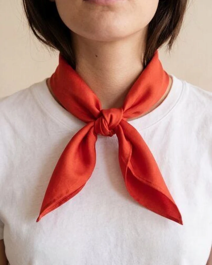 Jyoti - Fair Works Seiden-Baumwoll Bandana Dupatti