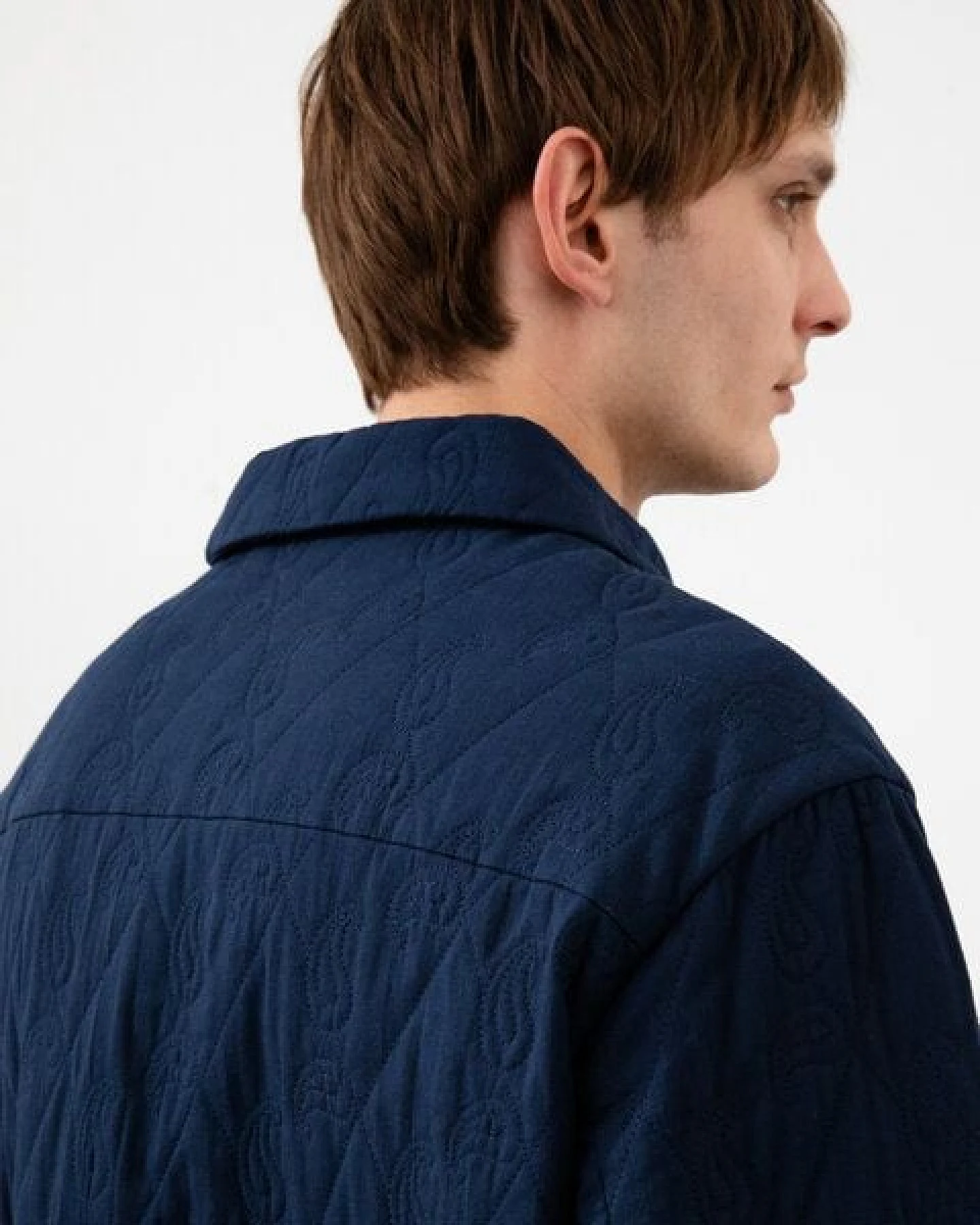 Rotholz Leichte Steppjacke Bio Baumwolle- Dunkelblau – Ansicht 3