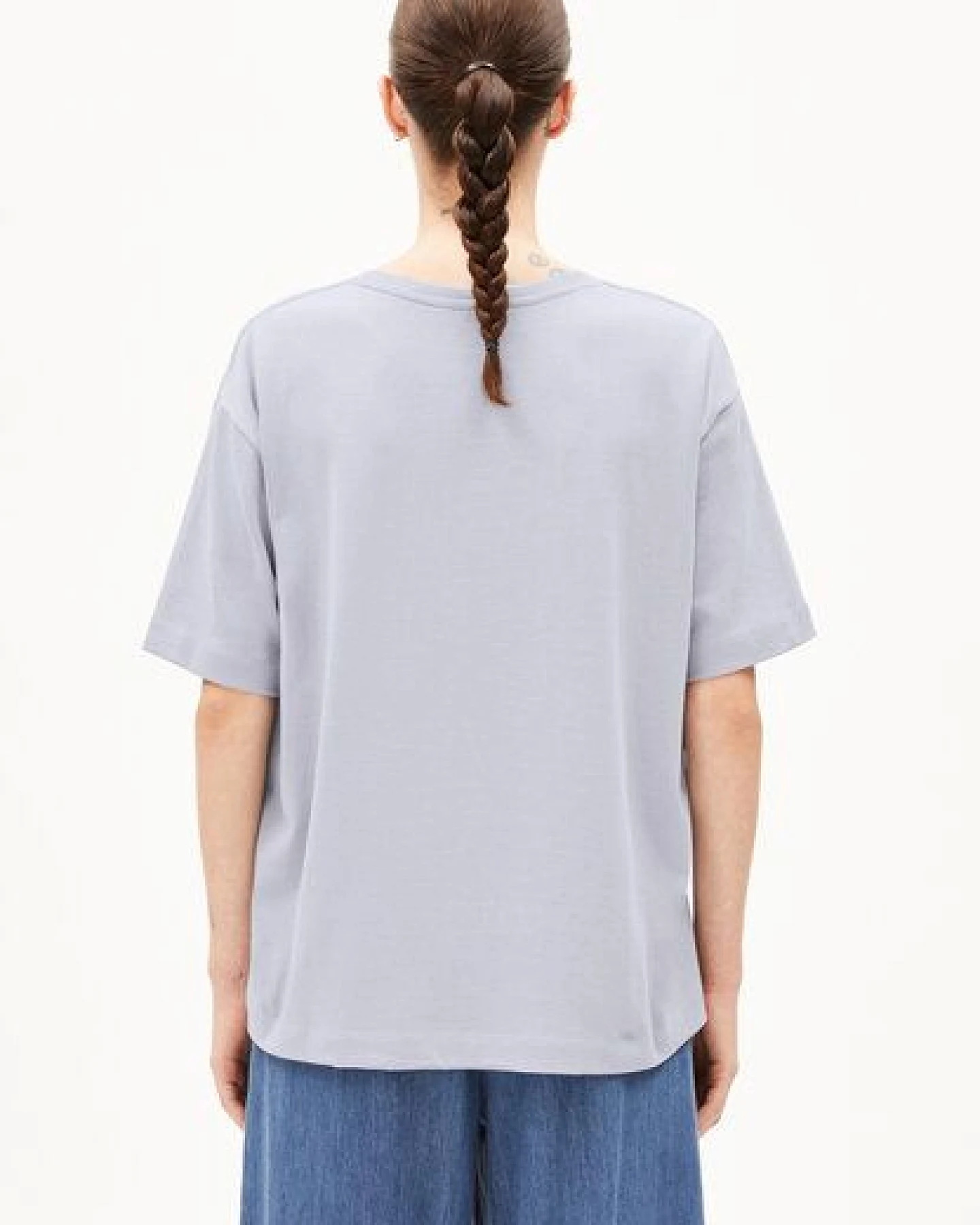 ARMEDANGELS GIANNAA FORTUNE Damen Heavyweight T-Shirt aus Bio-Baumwoll Mix – Ansicht 2