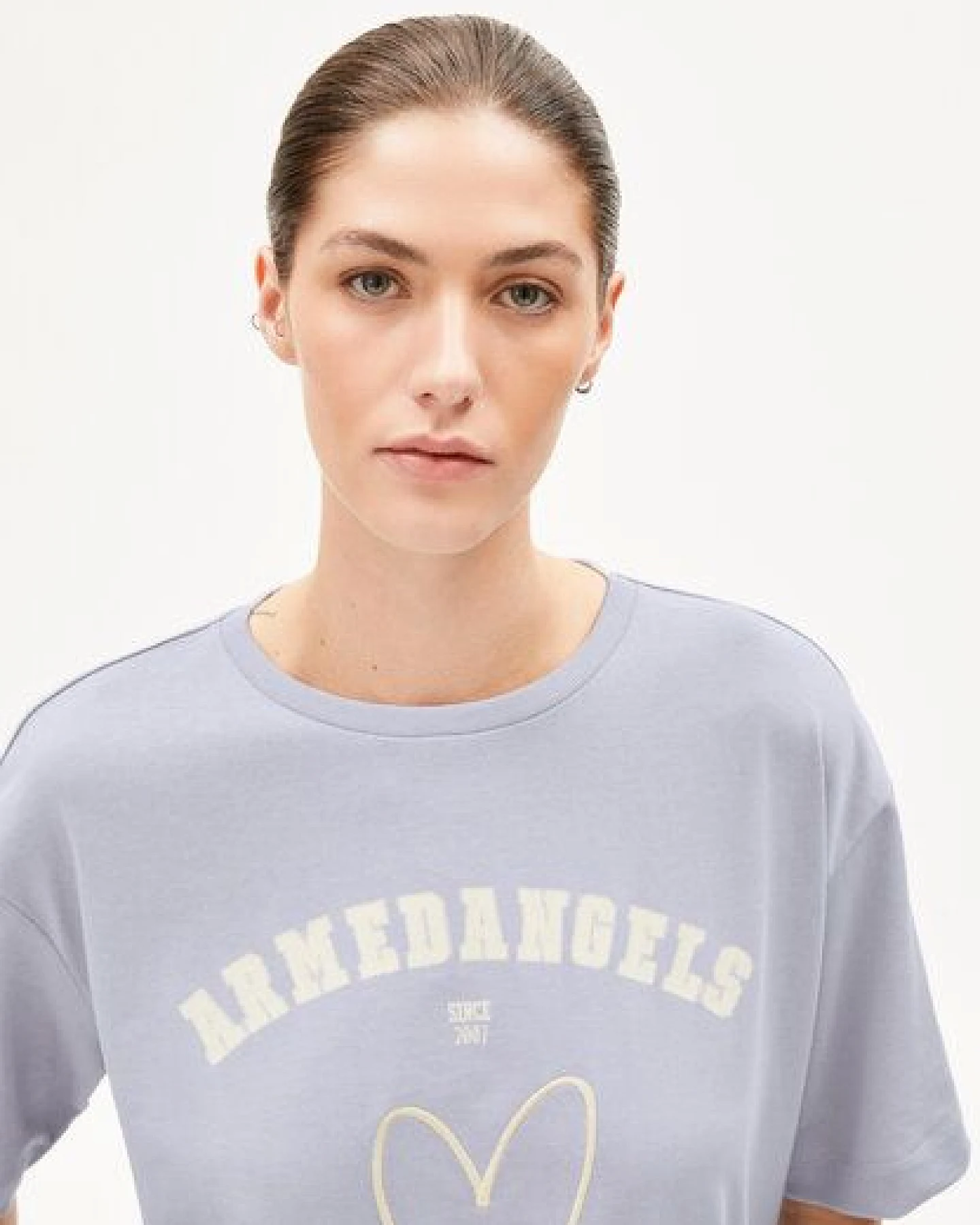 ARMEDANGELS GIANNAA FORTUNE Damen Heavyweight T-Shirt aus Bio-Baumwoll Mix – Ansicht 3