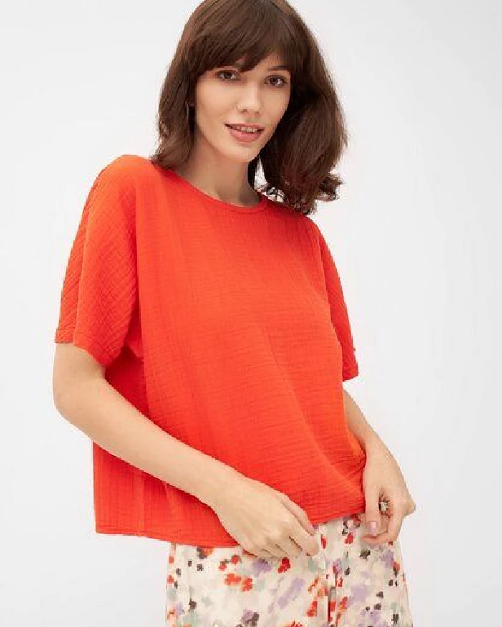 Givn Berlin Musselin T-Shirt PINA aus Bio-Baumwolle