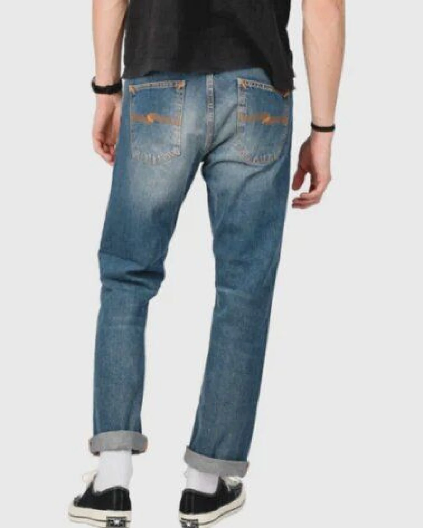 Nudie Jeans Sleepy Sixten Celestial Orange – Ansicht 2