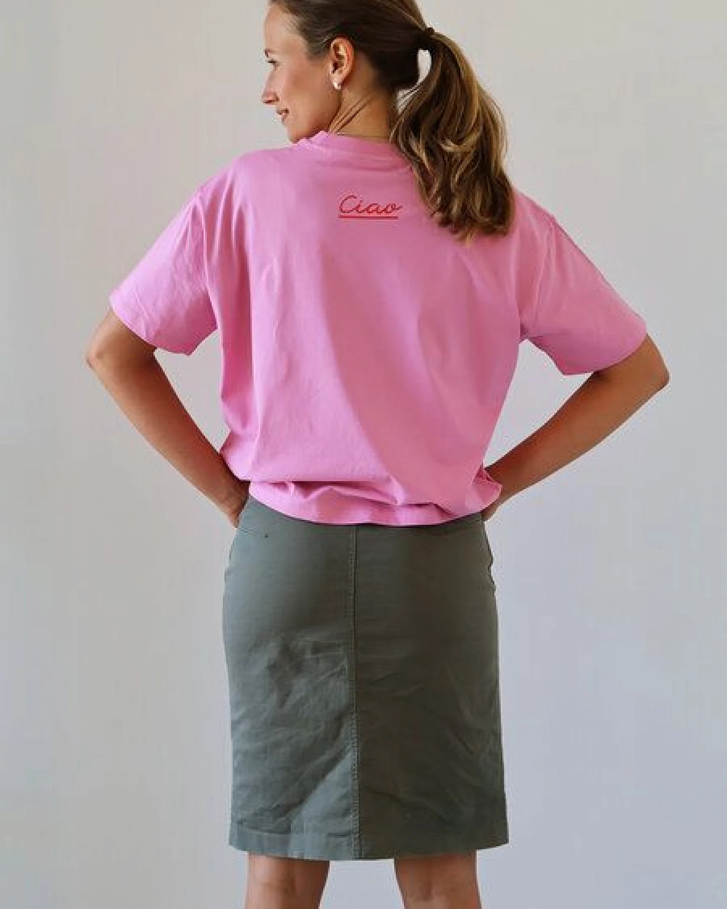 Kultgut Artdesign - Shirt 100% Biobaumwolle - Boxiform- /Ciao – Ansicht 4