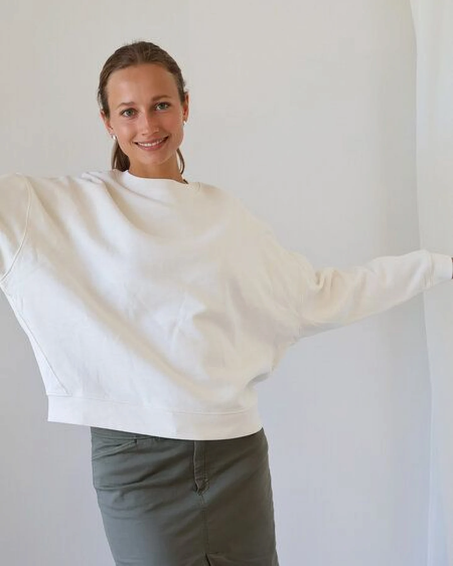 Kultgut Artdesign - Biofair- Kuscheliger Sweatpullover / Natur – Ansicht 3