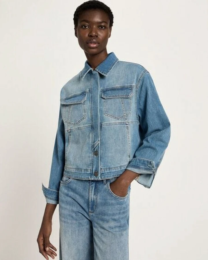 LANIUS Jeans Jacke (GOTS) aus Bio-Baumwolle