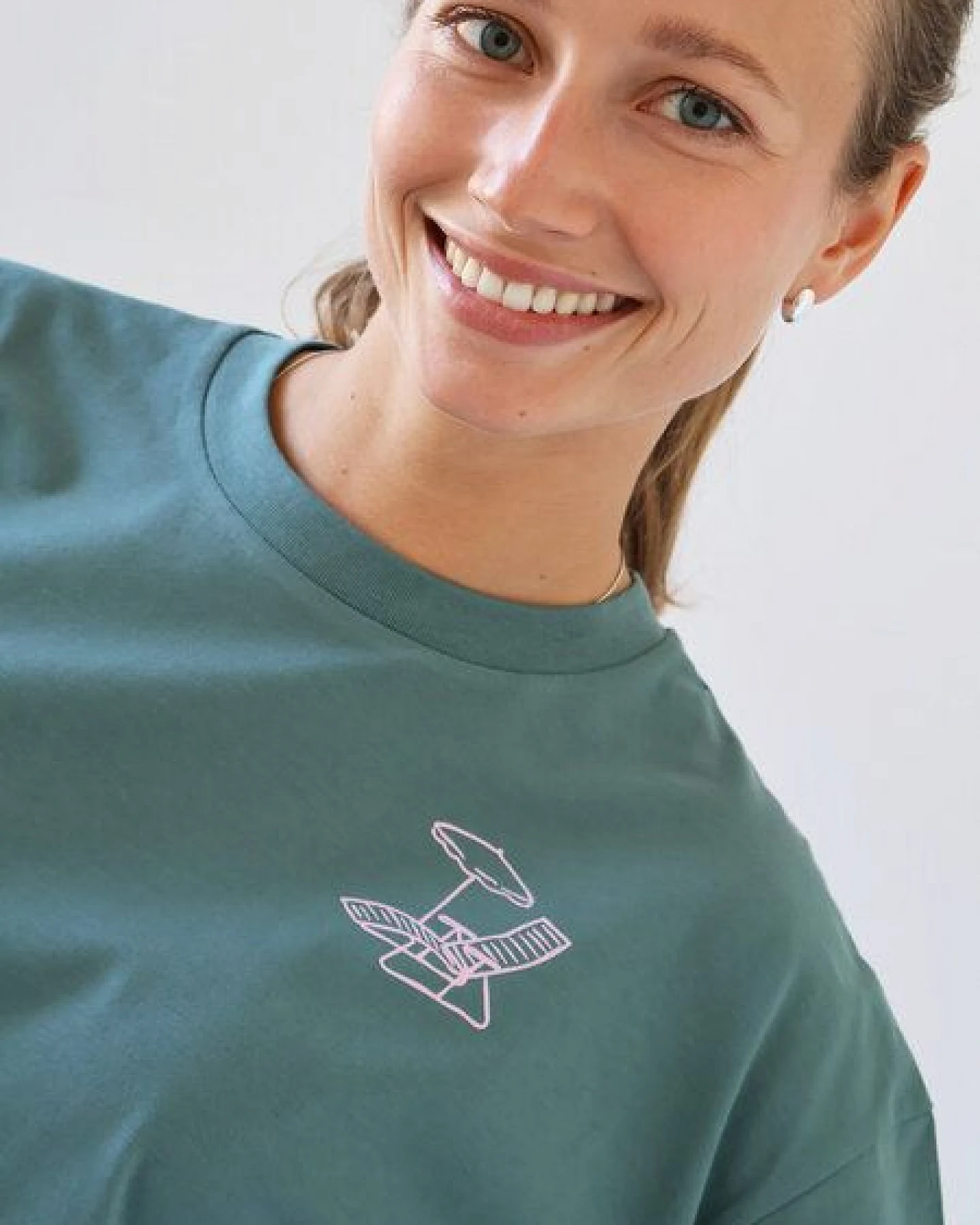 Kultgut Artdesign - Shirt 100% Biobaumwolle - Boxiform- /Summer Market – Ansicht 2