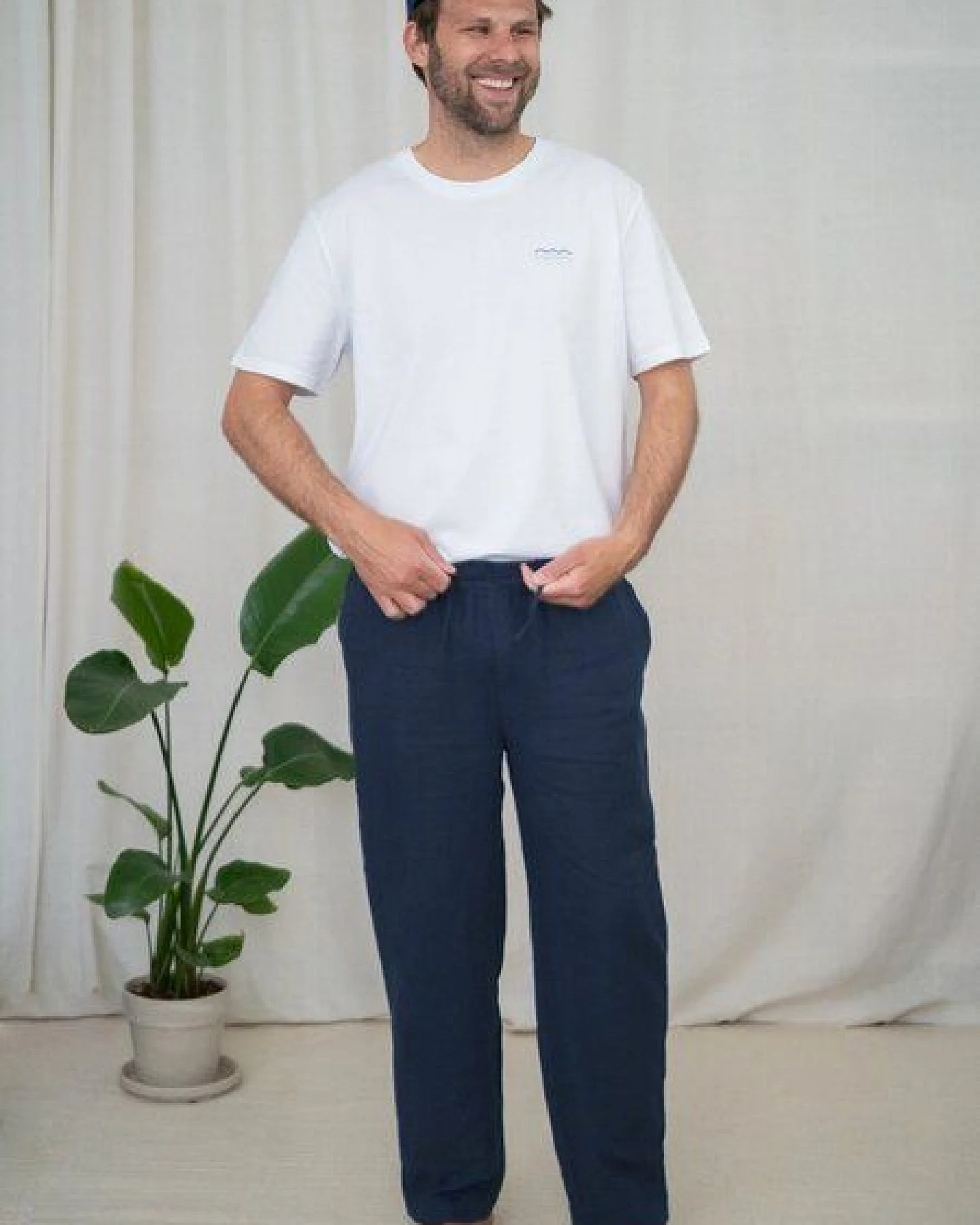 FUXBAU Männer Leinenhose – Ansicht 2