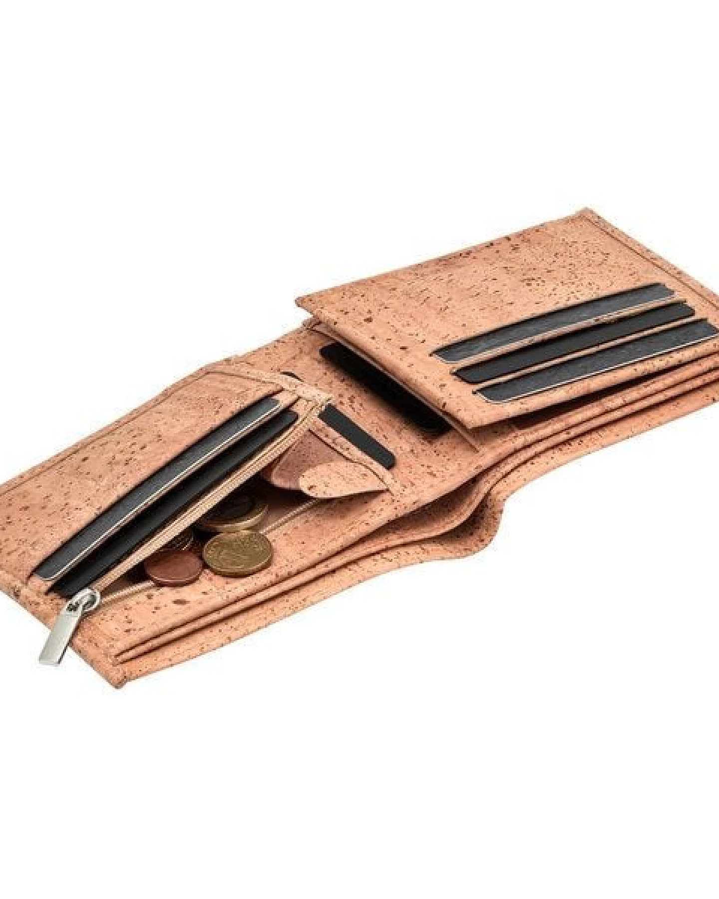 Simaru Leroy – Kork-Brieftasche mit 10 Kartenfächern – Ansicht 4