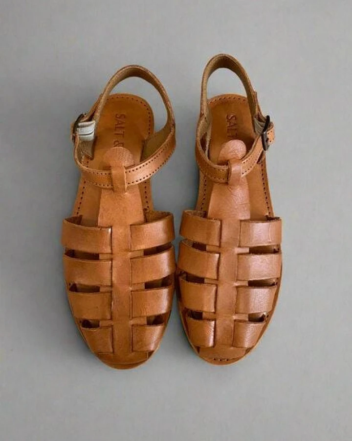 Salt and Sohle Leder Huarache Sandalen für Damen