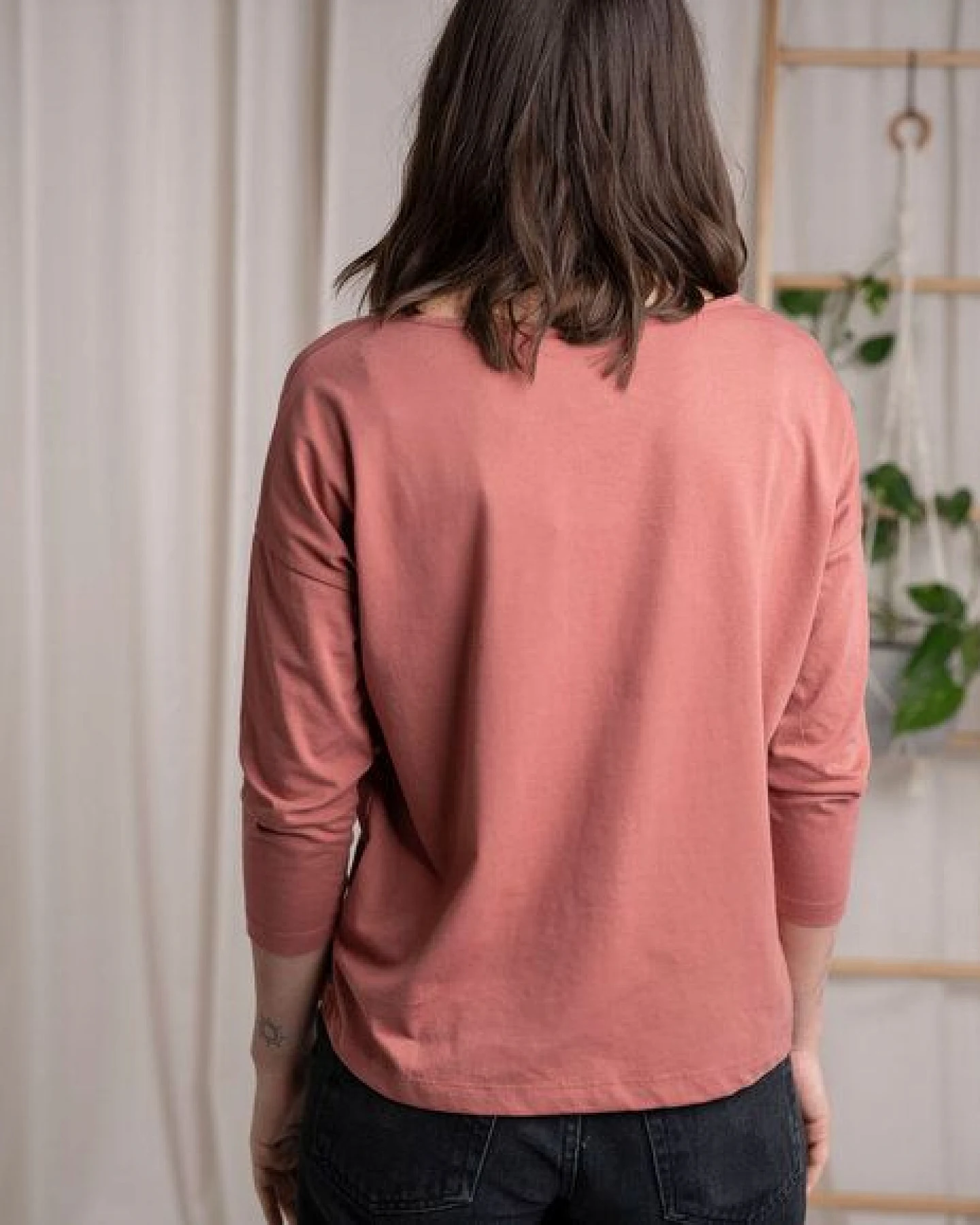 Vresh Clothing Vleur, 3/4-Longsleeve aus Biobaumwoll-Mix – Ansicht 2