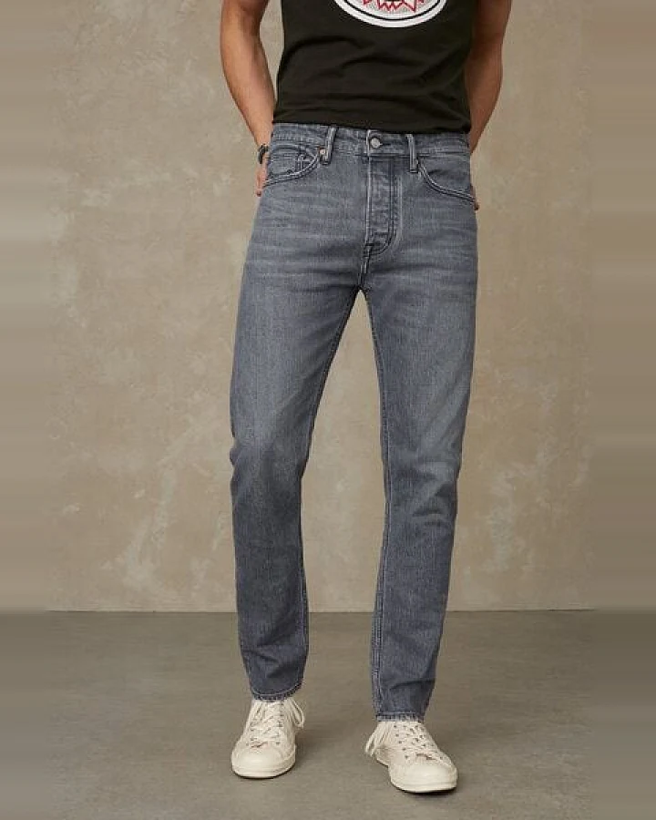 Kings Of Indigo Slim-Fit Jeans aus Recycling und Bio Baumwolle - John - Carson Flintstone