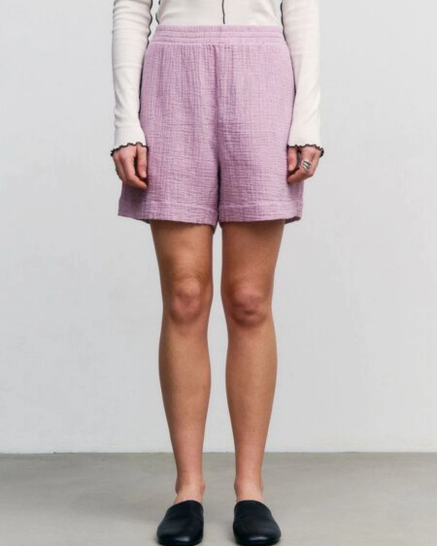 Rotholz Damen Shorts - aus Bio-Baumwolle – Ansicht 2