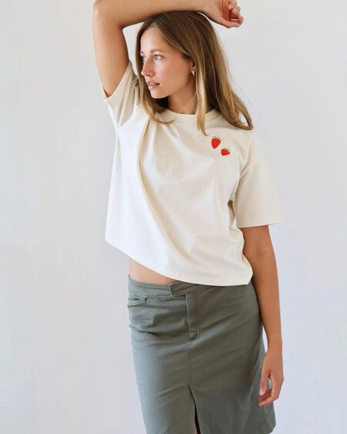 Kultgut Artdesign - Shirt 100% Biobaumwolle - Boxiform- /Picnic – Ansicht 2